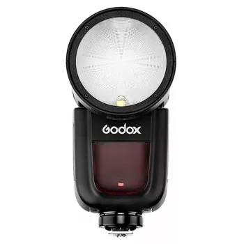 Kompaktiška blykstė Godox V1-C Juoda, įkrovimo laikas 1,5 s, 420 g