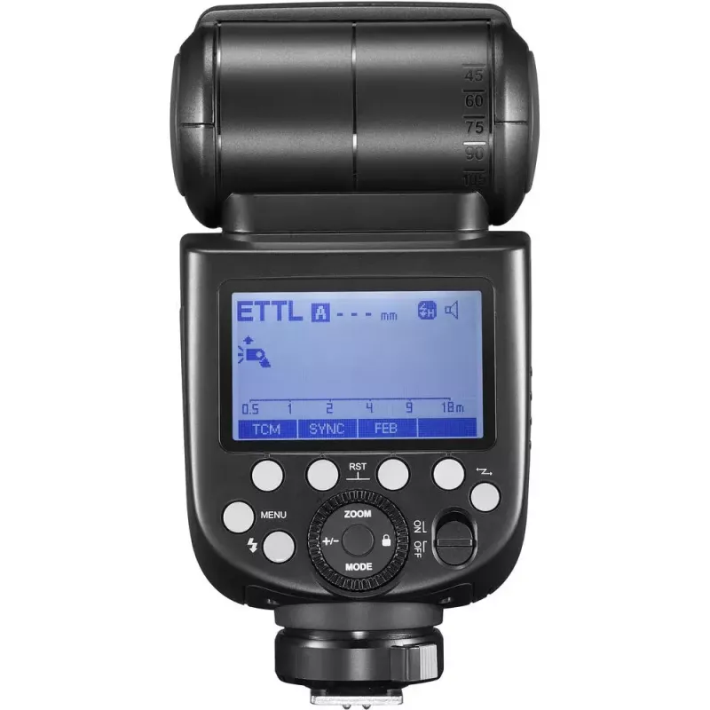 Kameros blykstė Godox TT685 II juoda 20000 s įkrovimo laikas AA baterija