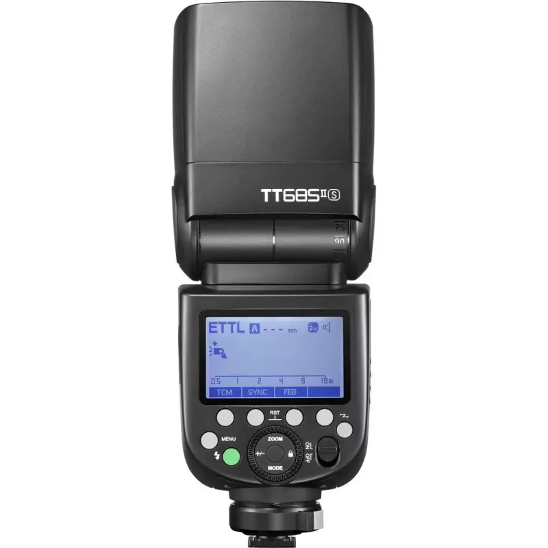 Kameros blykstė Godox TT685 II juoda 20000 s įkrovimo laikas AA baterija