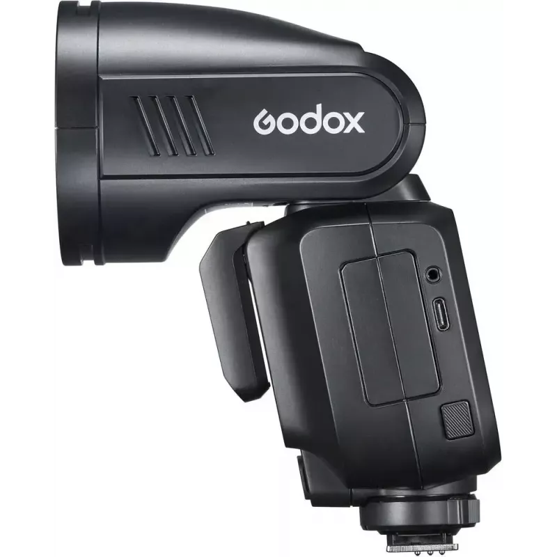 Flash Godox V100-F for Fujifilm — nešiojama ant kameros montuojama ličio jonų blykstė