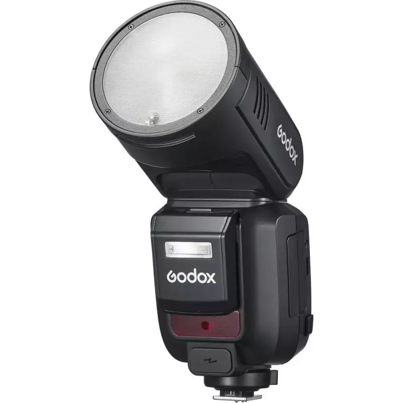 Flash Godox V100-F for Fujifilm — nešiojama ant kameros montuojama ličio jonų blykstė