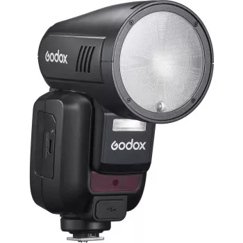 Flash Godox V100-F for Fujifilm — nešiojama ant kameros montuojama ličio jonų blykstė