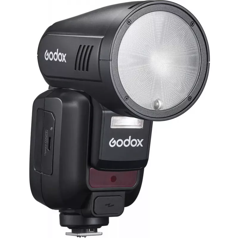 Flash Godox V100-F for Fujifilm — nešiojama ant kameros montuojama ličio jonų blykstė