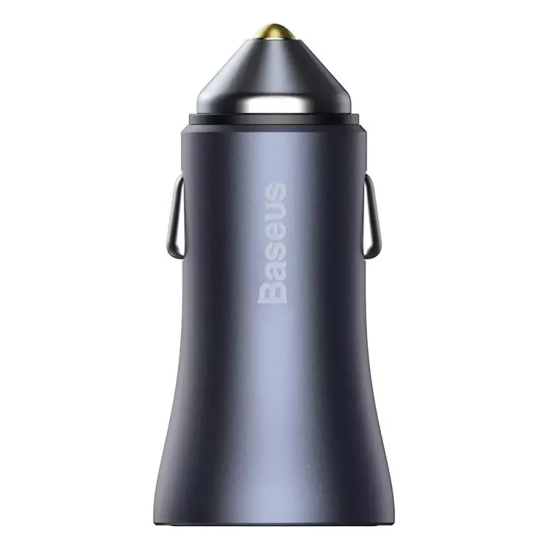 Automobilinis kroviklis Baseus TZCCJD-0G 40W tamsiai pilkas — USB transporto priemonės maitinimo adapteris, 40W išvestis