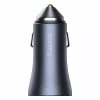 Automobilinis kroviklis Baseus TZCCJD-0G 40W tamsiai pilkas — USB transporto priemonės maitinimo adapteris, 40W išvestis