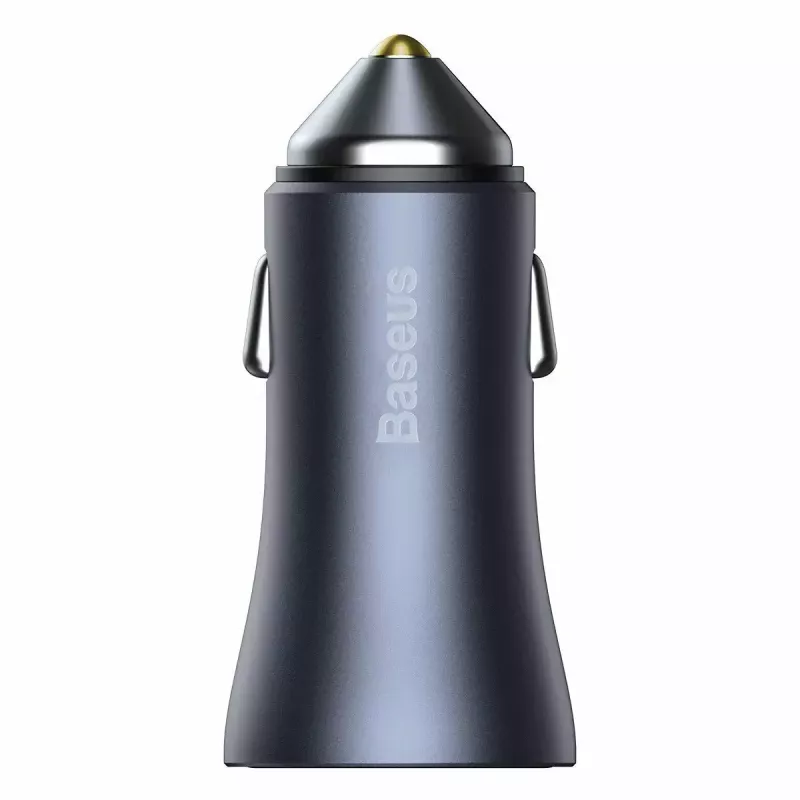 Automobilinis kroviklis Baseus TZCCJD-0G 40W tamsiai pilkas — USB transporto priemonės maitinimo adapteris, 40W išvestis