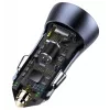 Automobilinis kroviklis Baseus TZCCJD-0G 40W tamsiai pilkas — USB transporto priemonės maitinimo adapteris, 40W išvestis