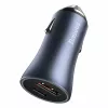 Automobilinis kroviklis Baseus TZCCJD-0G 40W tamsiai pilkas — USB transporto priemonės maitinimo adapteris, 40W išvestis