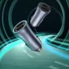 Automobilinis kroviklis Baseus TZCCJD-0G 40W tamsiai pilkas — USB transporto priemonės maitinimo adapteris, 40W išvestis
