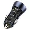 Automobilinis kroviklis Baseus TZCCJD-0G 40W tamsiai pilkas — USB transporto priemonės maitinimo adapteris, 40W išvestis