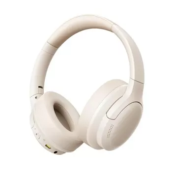 Belaidės „Bluetooth 6.0“ ausinės „Baseus Bass BH1 Lite“ — baltos