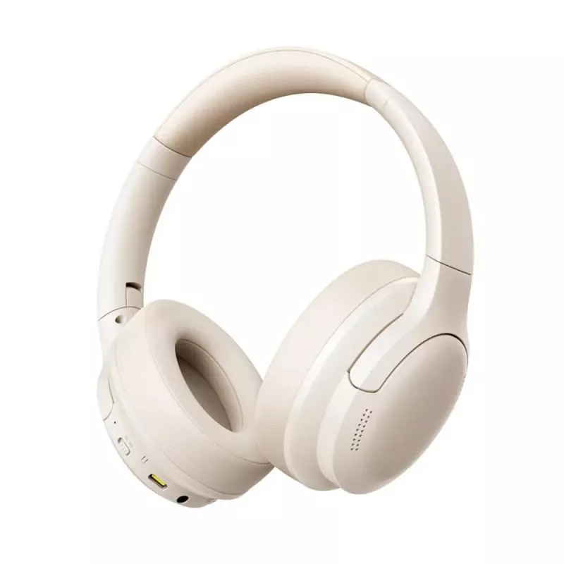 Belaidės „Bluetooth 6.0“ ausinės „Baseus Bass BH1 Lite“ — baltos