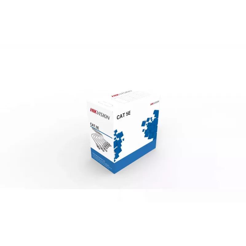 Tinklo kabelis Hikvision DS-1LN5E-E/E juodas 305 m Cat5e U/UTP