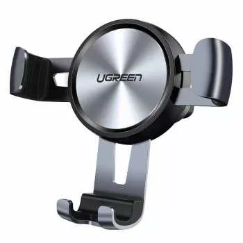 Automobilinis telefono laikiklis UGREEN Gravity Holder ventiliacijos angai, pilkas, modelis 50564
