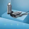 USB adapteris UGREEN USB-C į microUSB, pilkas, lengvas 0,4 kg