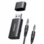 UGREEN Bluetooth garso adapteris UGR1207BLK Bluetooth 5.1 su 3,5 mm AUX išvestimi