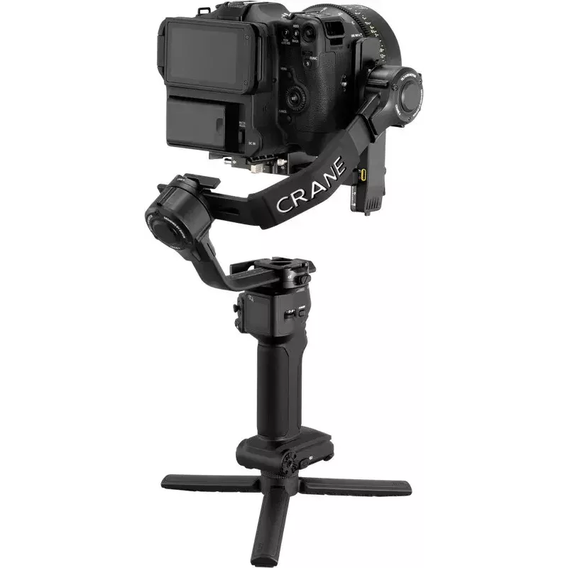 Gimbal Zhiyun Crane 4 3 ašių stabilizatorius su iki 10 valandų baterijos veikimo trukme