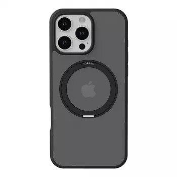 Torras Pro Series dėklas telefonui, skirtas iPhone 16 Pro, juodas, modelis X00FX1911
