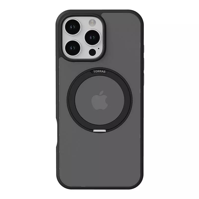 Torras Pro Series dėklas telefonui, skirtas iPhone 16 Pro, juodas, modelis X00FX1911
