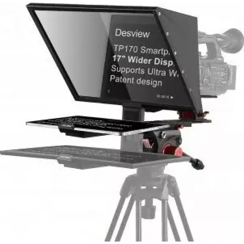 Teleprompter Desview TP170 17 colių reguliuojamo aukščio lengvas teleprompteris