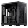 PC korpusas Jonsbo TK-4 Midi-Tower ATX su grūdinto stiklo šoniniu skydeliu, juodas