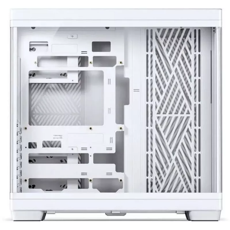 PC korpusas Jonsbo TK-4 WHITE Midi-Tower ATX su grūdintu stiklu, baltas