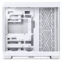 PC korpusas Jonsbo TK-4 WHITE Midi-Tower ATX su grūdintu stiklu, baltas