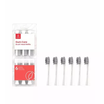Dantų šepetėlių galvutės Oclean P1S12 W06 6 vnt. Baltos Ypač minkštos