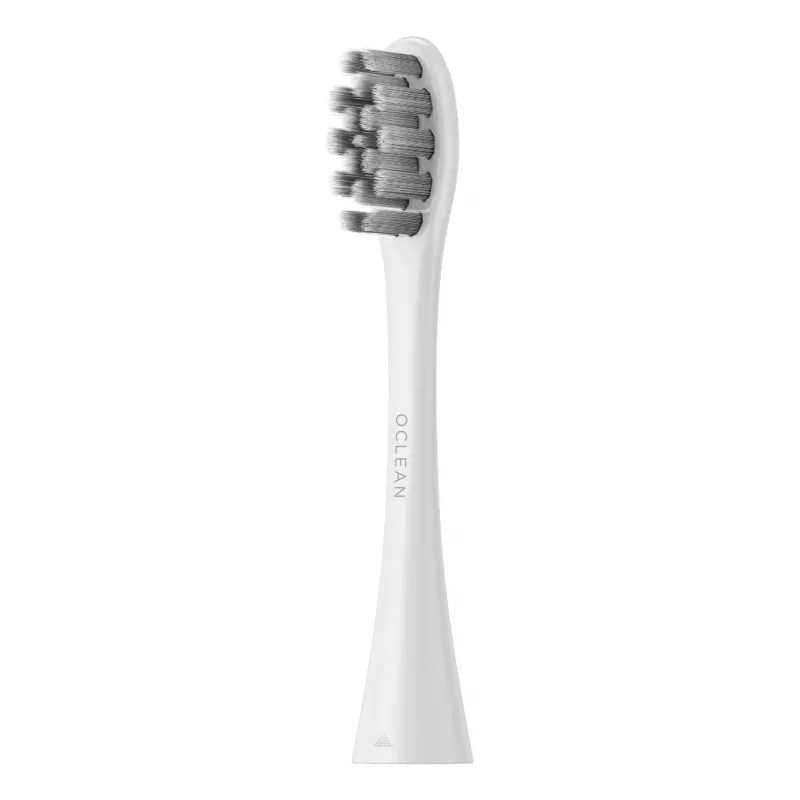 Oclean P1S12 Gum Care atsarginės dantų šepetėlio galvutės, 2 vnt., pilka / balta