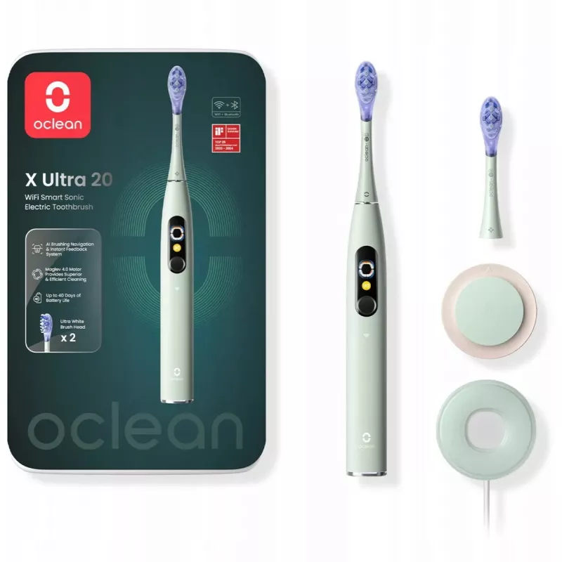 Dantų šepetėlis Oclean X Ultra Mint 6970810557114 OCLEAN