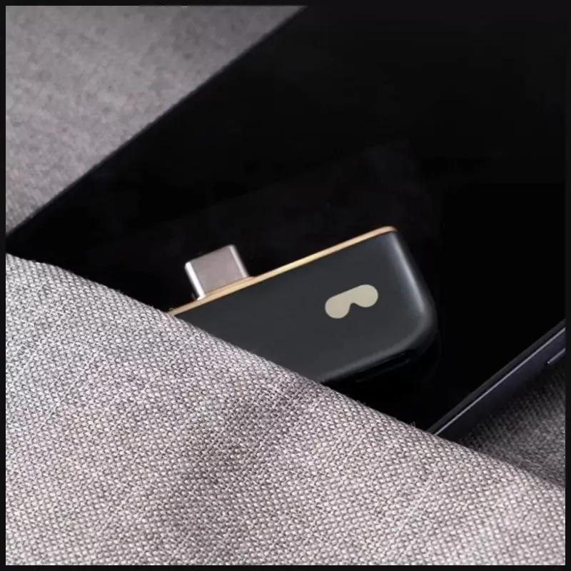 USB-C adapteris Rokid UNB23010 — 2x USB-C prievadai, juodas