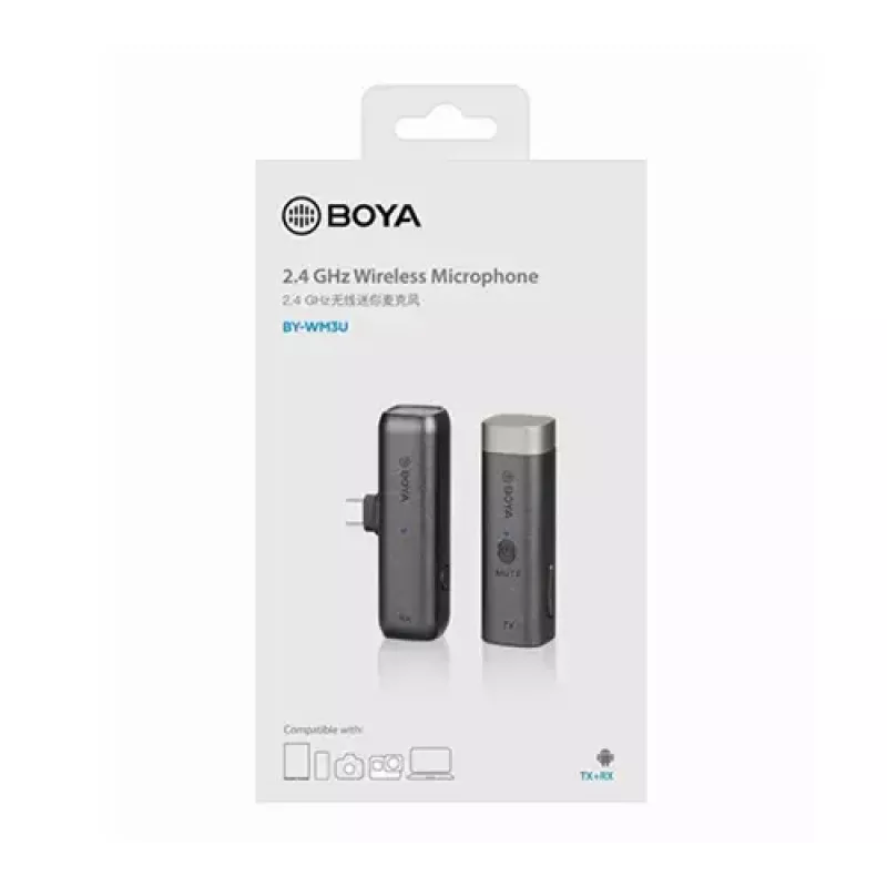 Mobiliojo telefono mikrofonas BOYA BY-WM3U