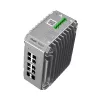 Valdomas L2 tinklo komutatorius Ruijie RG-NIS3100-8GT2SFP-HP — 8× Gigabit RJ-45, 2× SFP, PoE, 12–56 V DC, 20 Gbit/s, 8000 MAC, pilkas