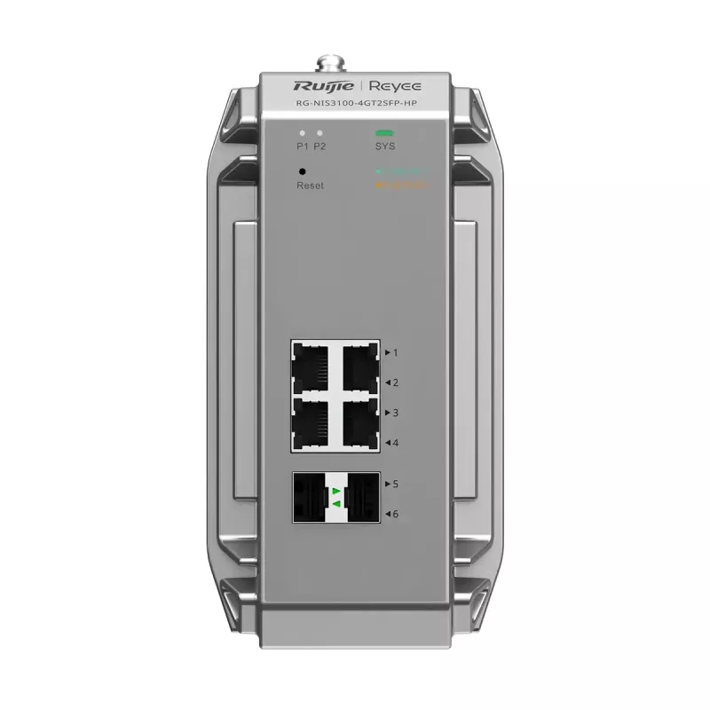 Valdomas komutatorius Ruijie Networks RG-NIS3100-4GT2SFP-HP L2 Gigabit Ethernet PoE