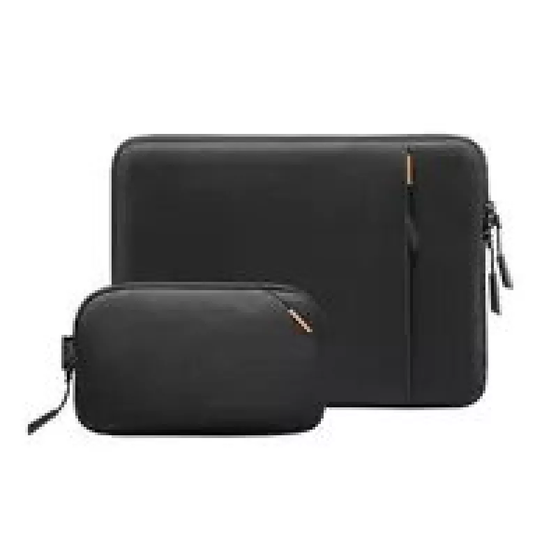 „tomtoc“ įmautės rinkinys, skirtas 16 colių „MacBook Pro“ ir 15,3 colių „MacBook Air“, juodas