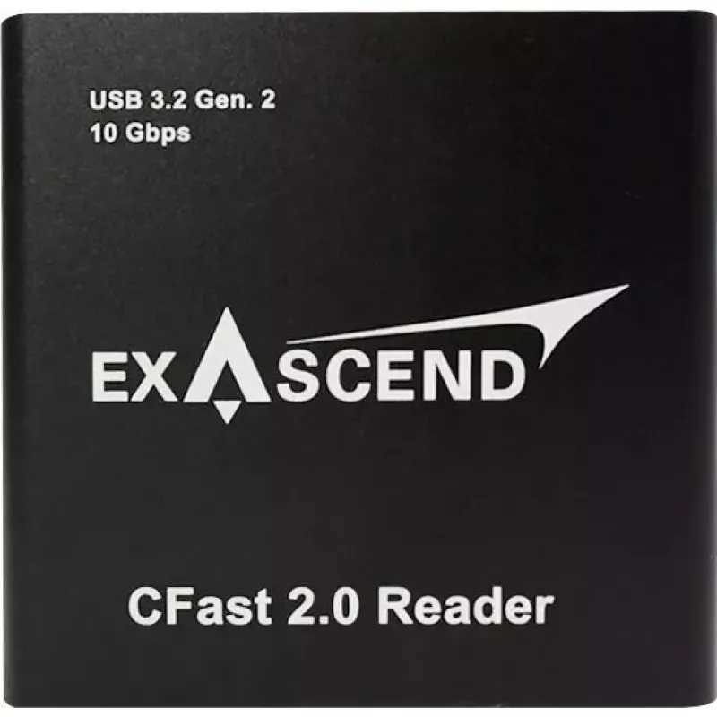 CFast 2.0 kortelių skaitytuvas Exascend EXCRCFT1 — CFast 2.0 sąsaja, USB ryšys