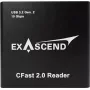CFast 2.0 kortelių skaitytuvas Exascend EXCRCFT1 — CFast 2.0 sąsaja, USB ryšys