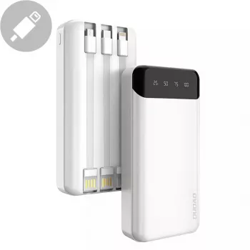 Nešiojama išorinė baterija Dudao K6Pro+ 20000mAh USB Type C + micro USB + Lightning
