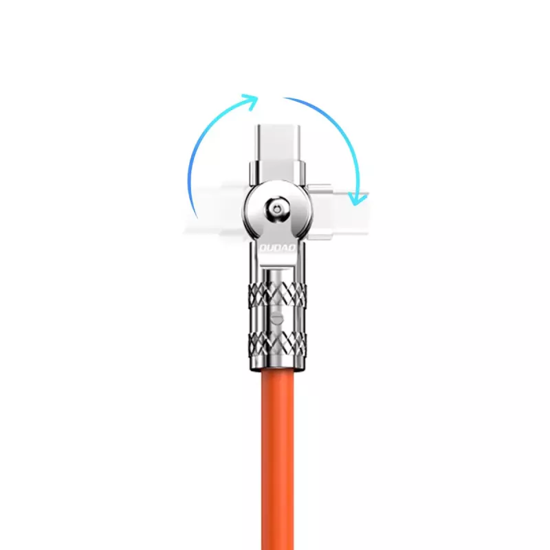 USB–Lightning laidas Dudao L24AL — 1 m, USB-A į Lightning, oranžinis