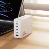 Pakrovėjas DUDAO A228EU 228W GaN 4xUSB-C 1xUSB-A