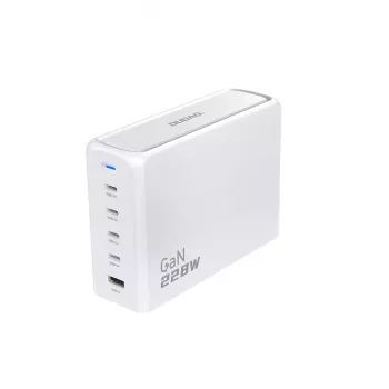 Pakrovėjas DUDAO A228EU 228W GaN 4xUSB-C 1xUSB-A