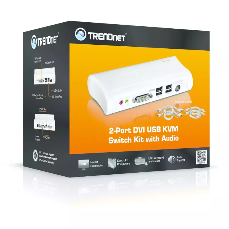 KVM jungiklis Trendnet TK-204UK