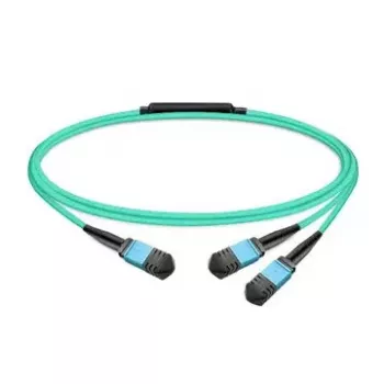 “InfiniBand”/šviesolaidinis kabelis NVIDIA MFP7E20-N003, MPO į 2×MPO, daugiamodis, 3 m, mėlynas