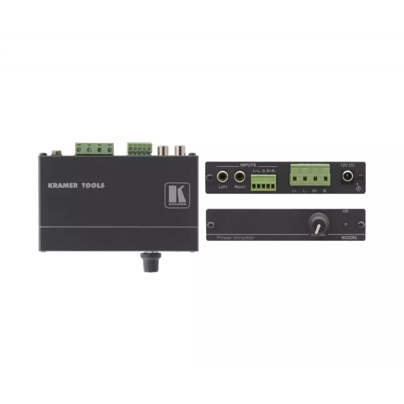 Kramer Electronics 900N 2.0 kanalai Juoda 35W RCA