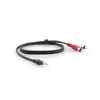 Garso kabelis Kramer Electronics C-A35M/2RAM-6 1.8 m 3.5 mm 2xRCA juodas
