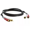 Audio kabelis Kramer Electronics C-2RAM/2RAM-3 0,9 m 2xRCA juodas