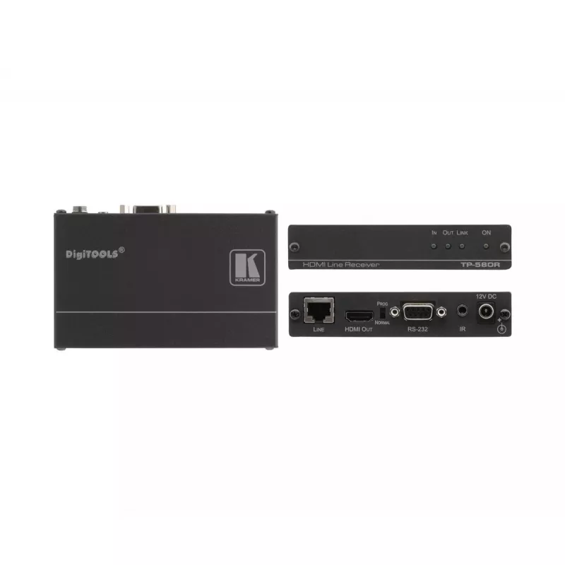 AV imtuvas Kramer Electronics TP-580R Juoda