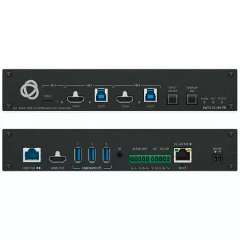 Video jungiklis Kramer Electronics SWT3-31-HU-TR HDMI MiniDP VGA USB-C