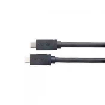 USB laidas Kramer Electronics CA–U32/FF–10 USB 3.2 Gen 2 3m USB C Juoda