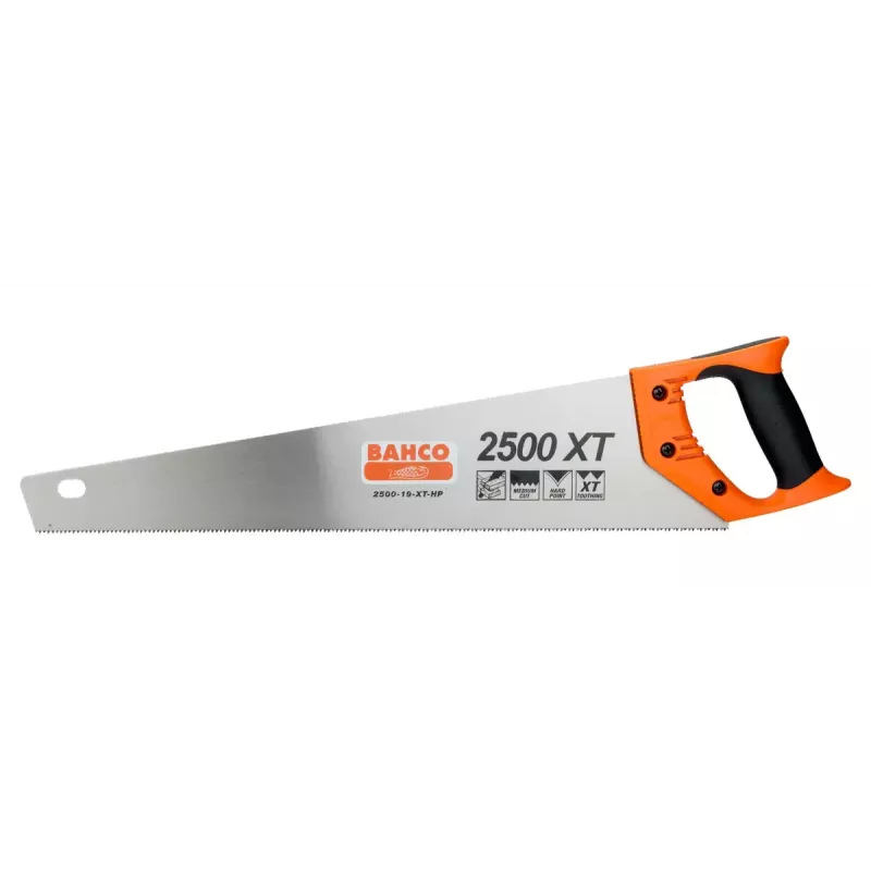 Atgalinis pjūklas Bahco 2500-19-XT-HP 47,5 cm juoda oranžinė nerūdijantis plienas
